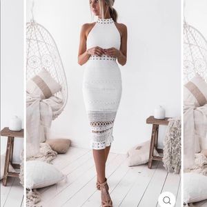 Two sisters the label Rivers Midi dress